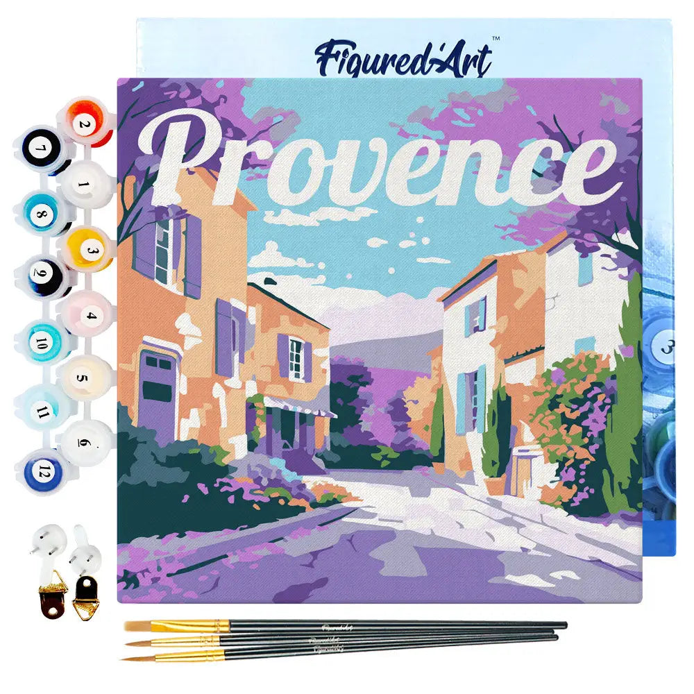 Peinture par numéros - Printemps en Provence