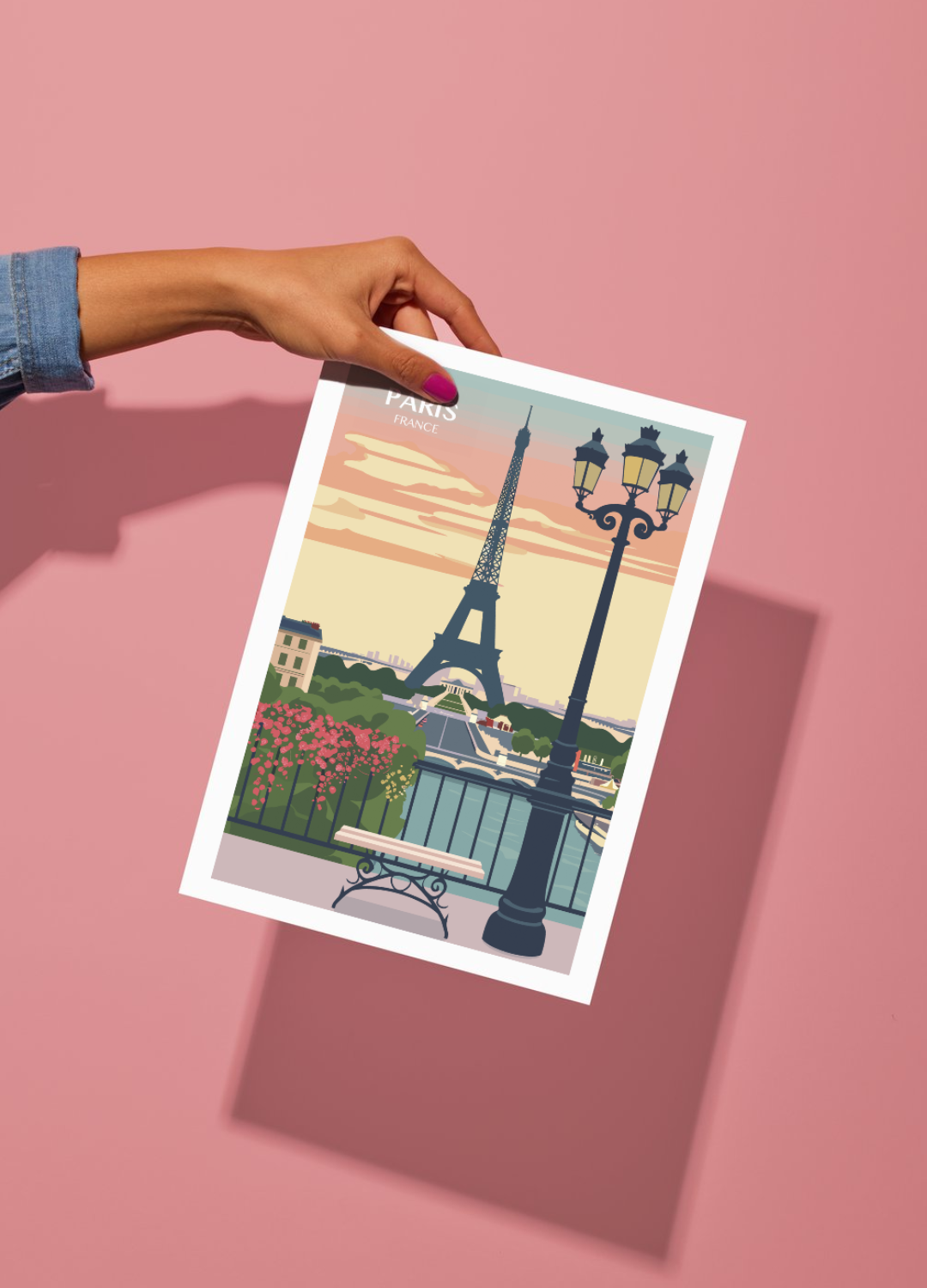 Affiche voyage à Paris 🇫🇷