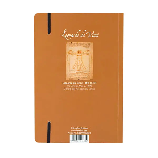 Carnet A5 - L'Homme de Vitruve (Léonard De Vinci)