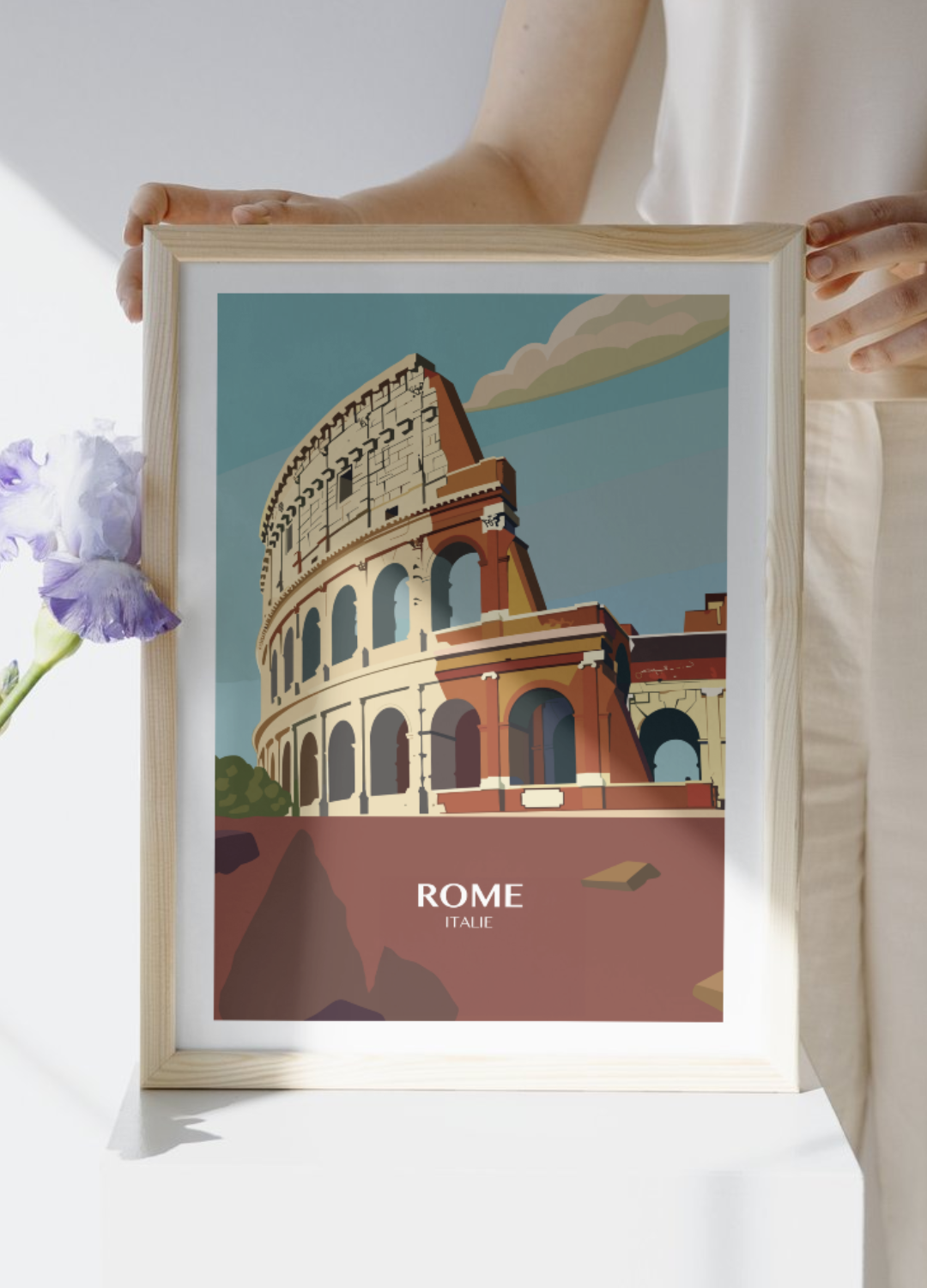 Affiche voyage à Rome 🇮🇹