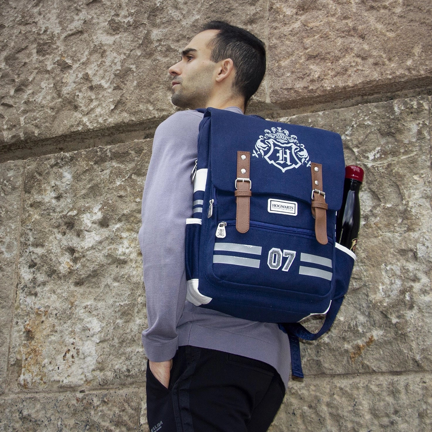 Harry Potter - Sac à dos Oxford bleu