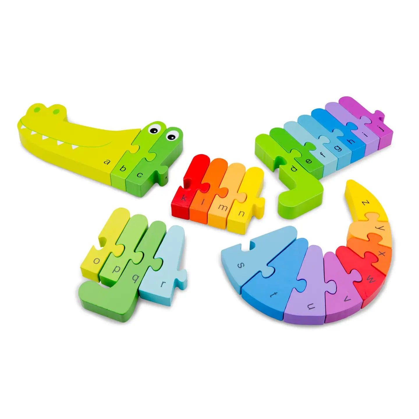 Puzzle Alphabet Crocodile