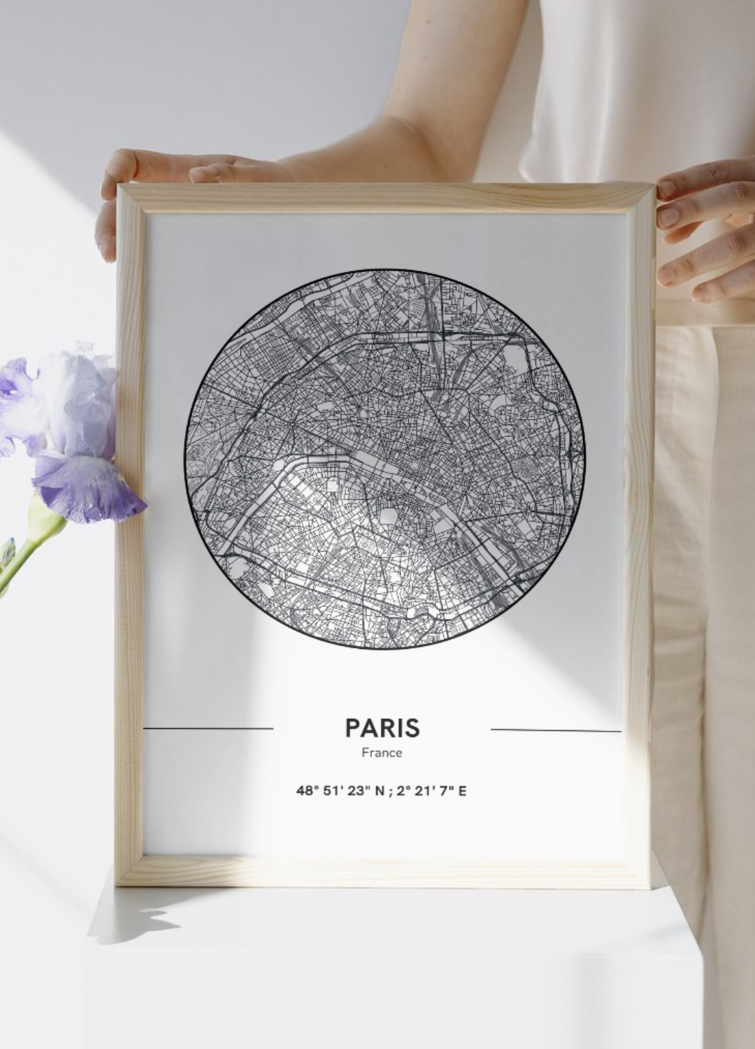 Affiche Plan de Paris