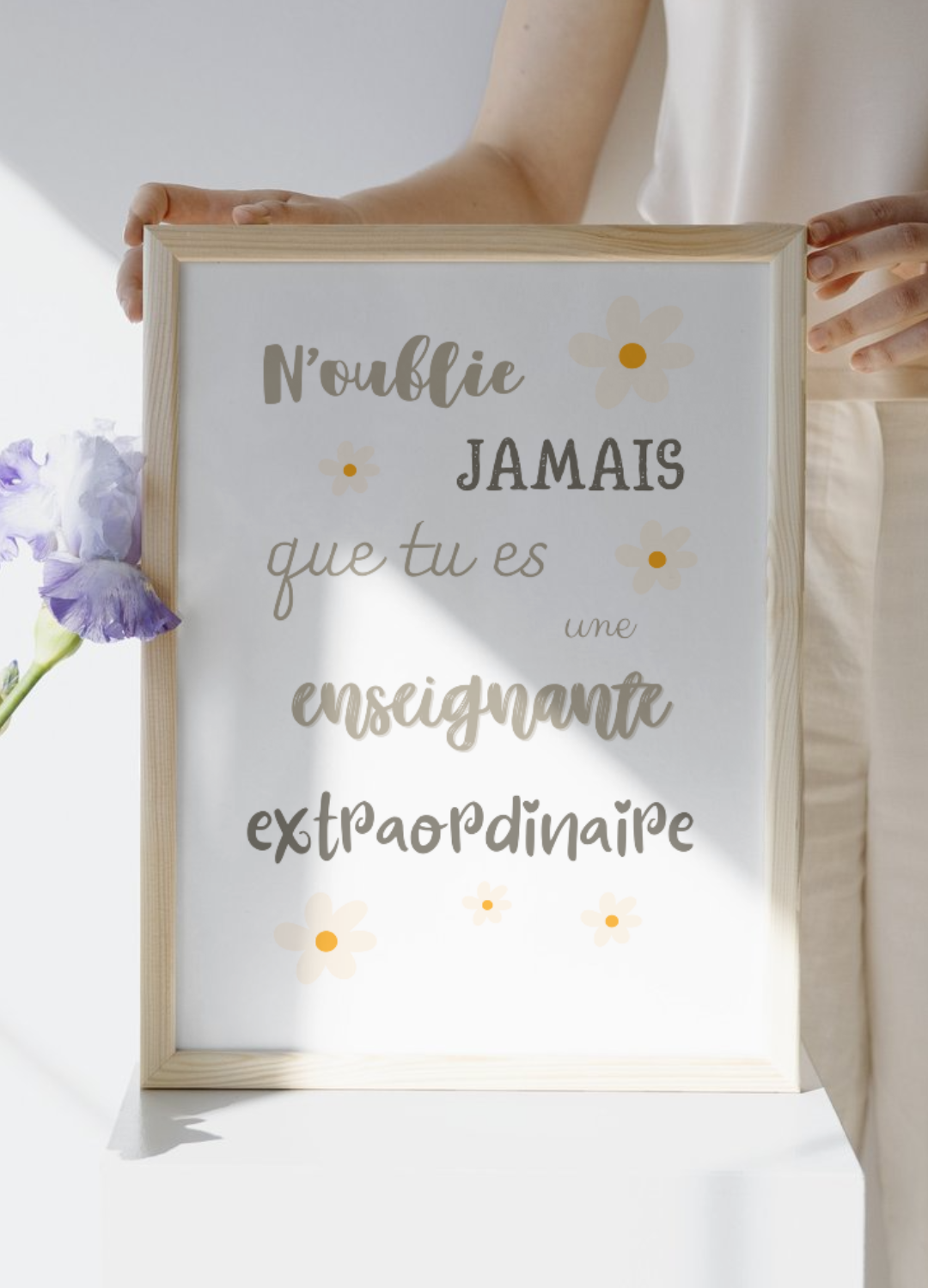 Affiche enseignant.e extraordinaire