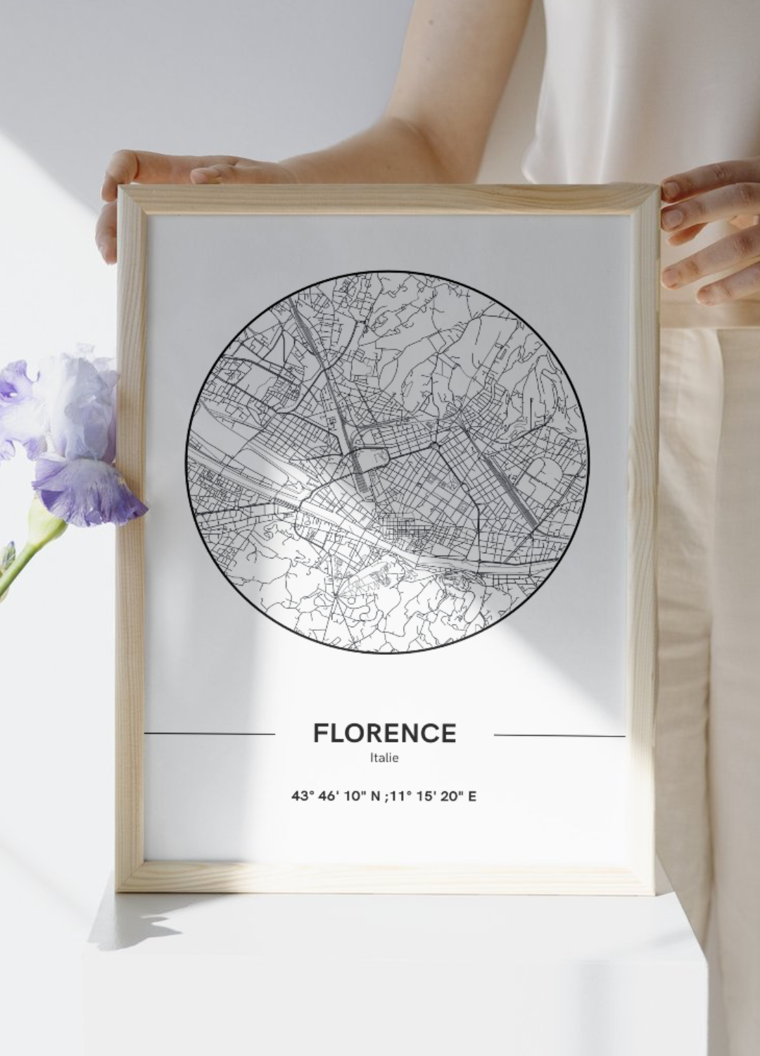 Affiche Plan de Florence