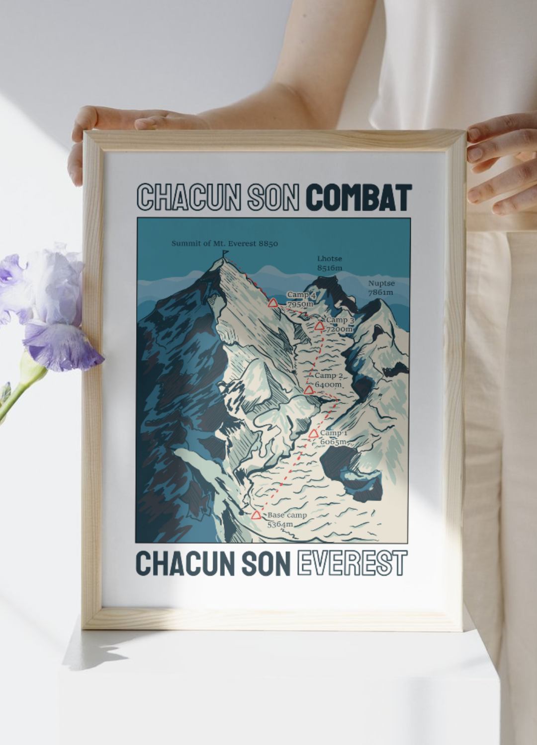 Affiche chacun son combat, chacun son Everest