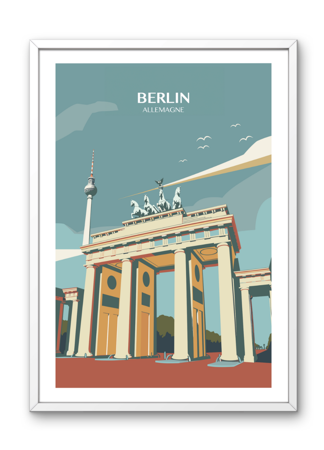 Affiche voyage à Berlin 🇩🇪