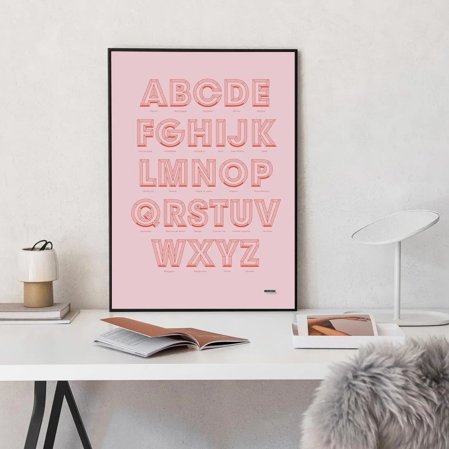 Affiche ABCDaire des jurons et insultes