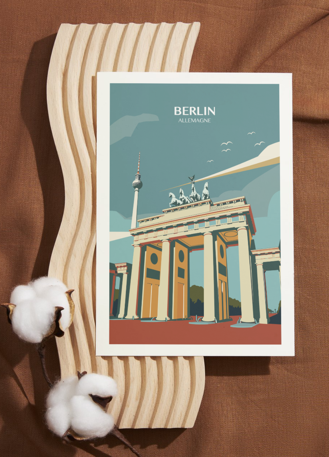 Affiche voyage à Berlin 🇩🇪
