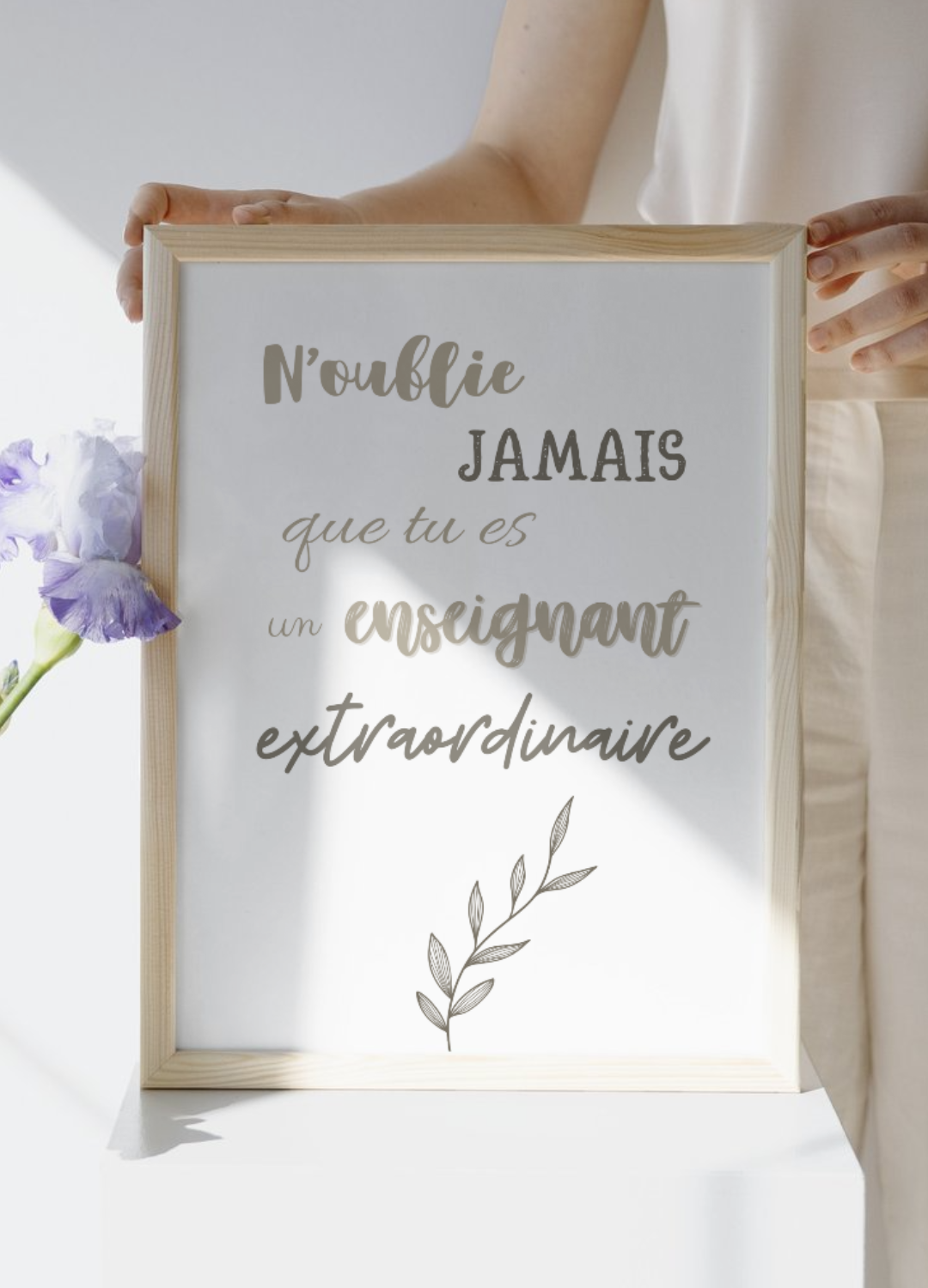 Affiche enseignant.e extraordinaire
