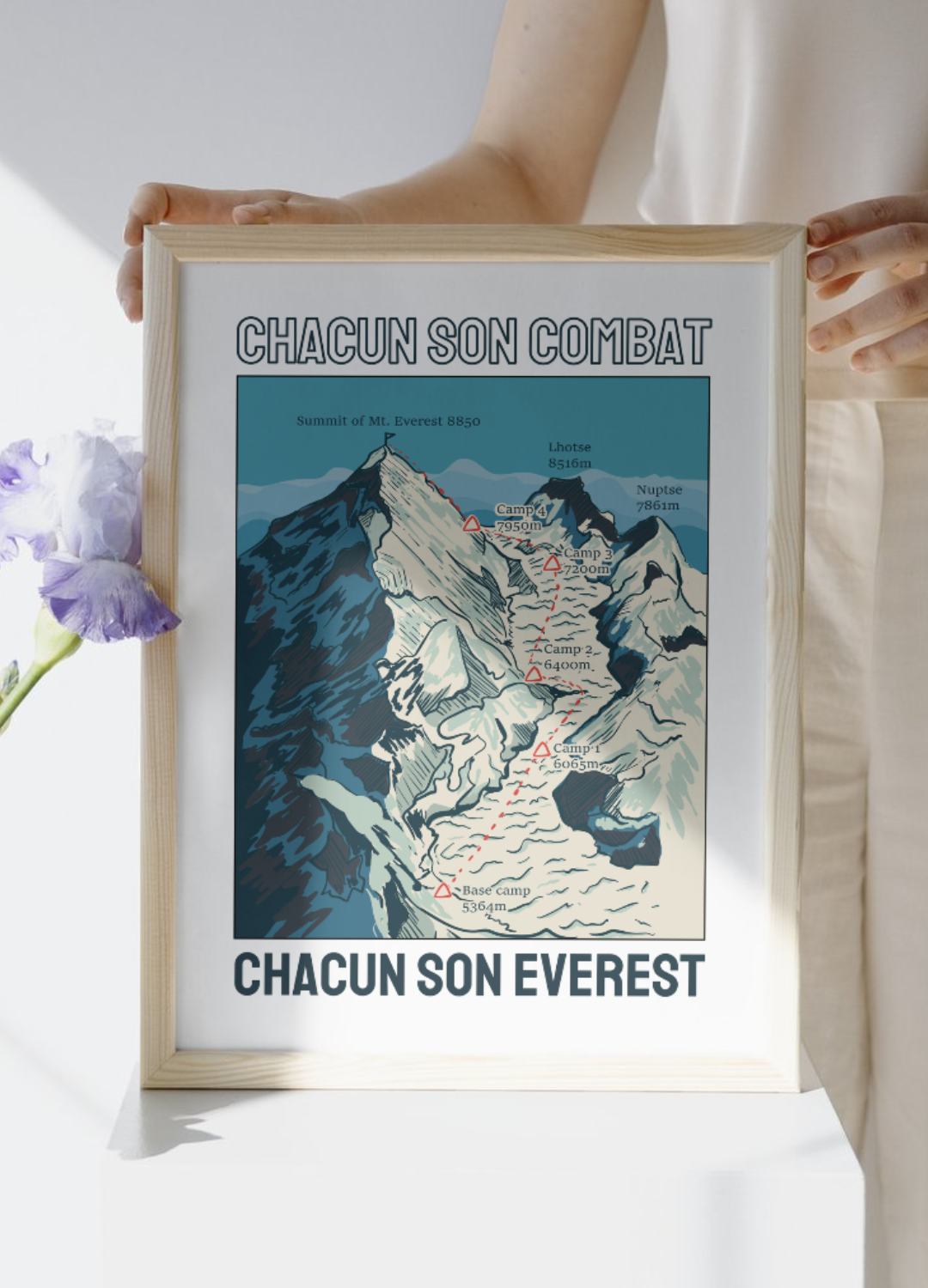 Affiche chacun son combat, chacun son Everest