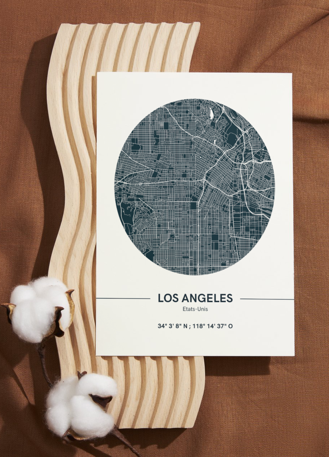 Affiche Plan de Los Angeles