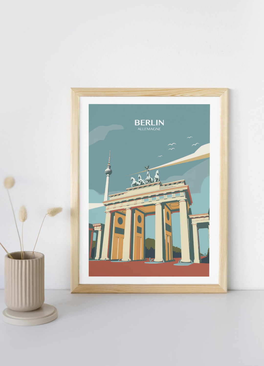 Affiche voyage à Berlin 🇩🇪