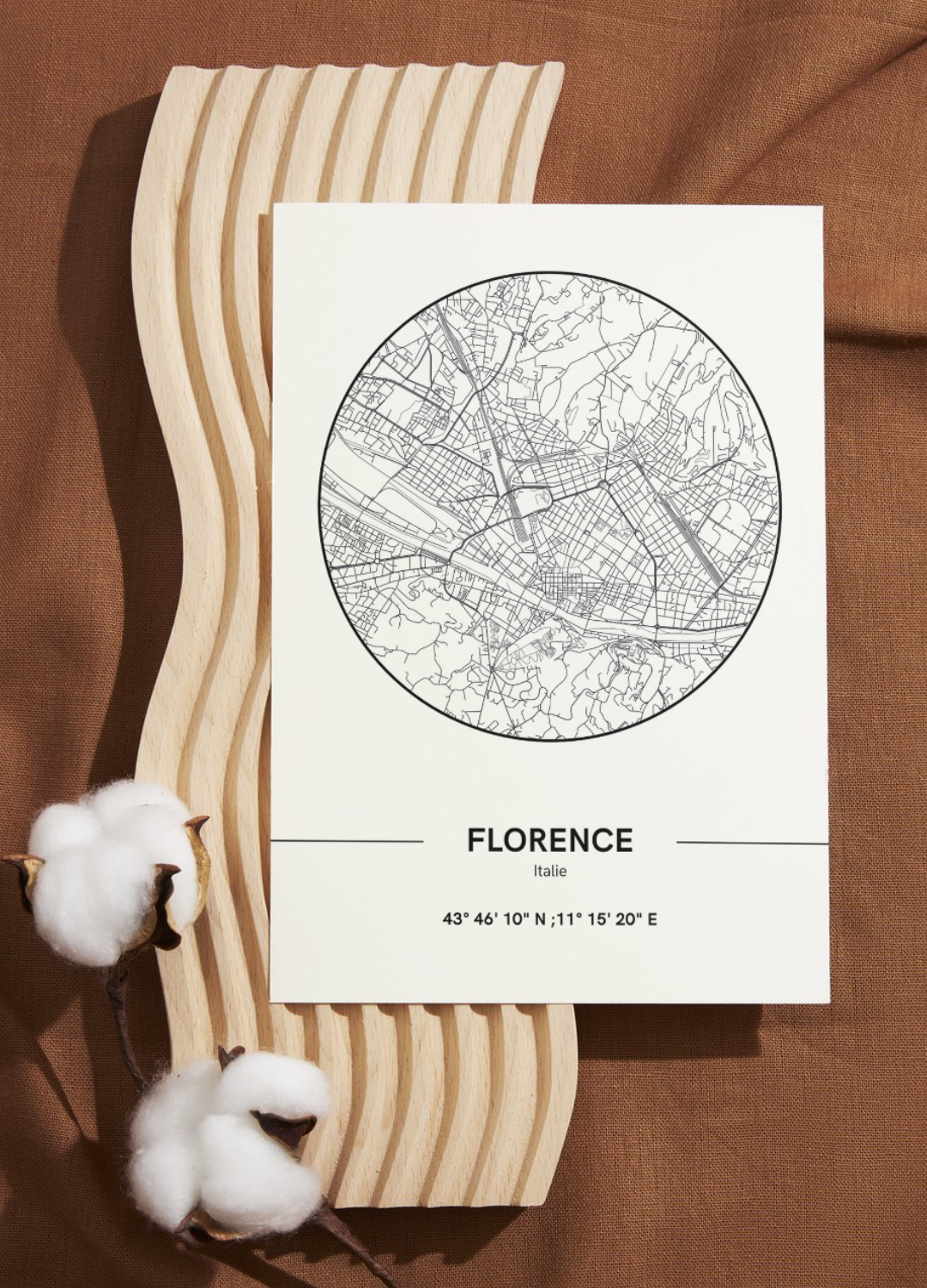 Affiche Plan de Florence