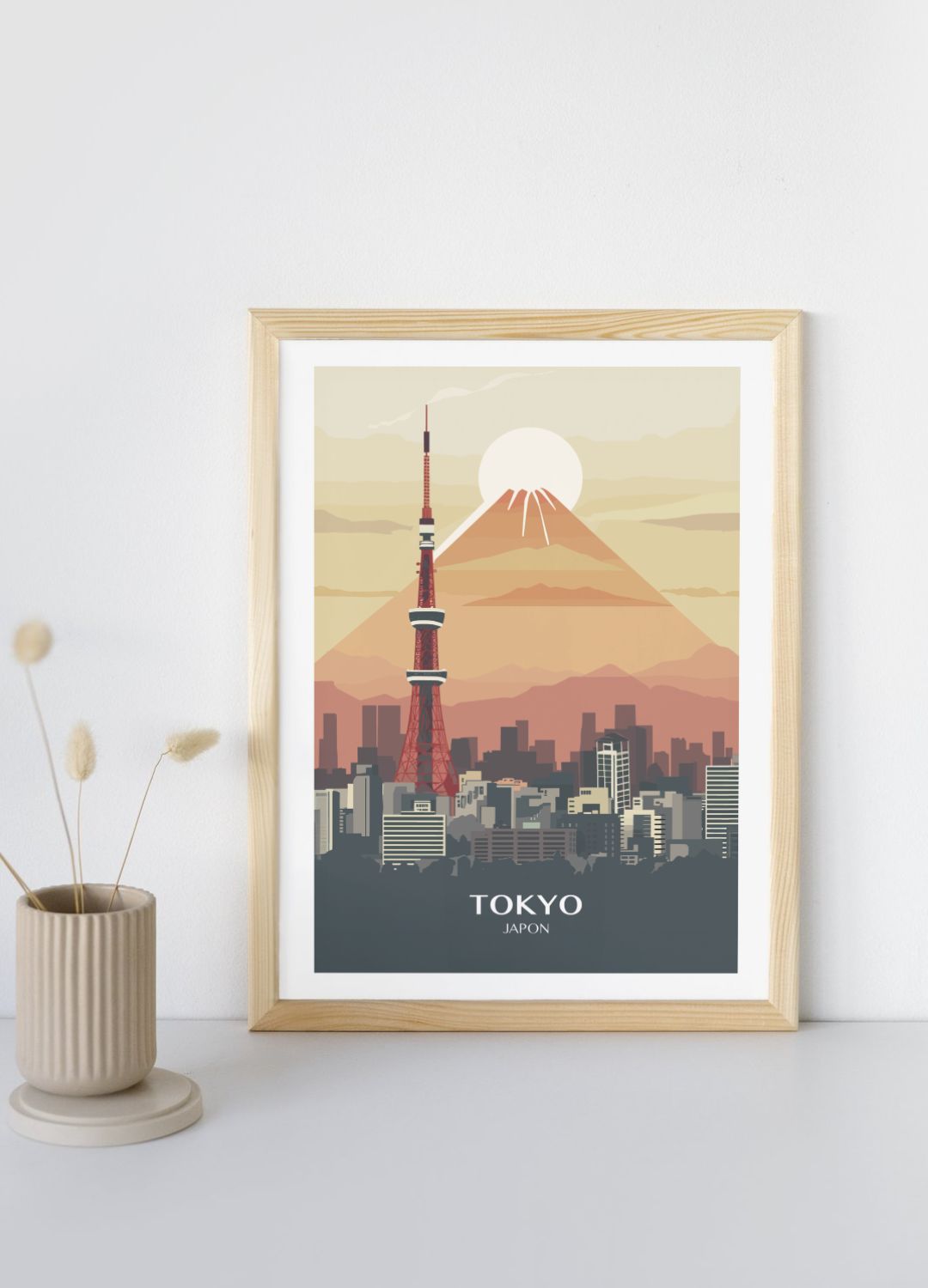 Affiche voyage à Tokyo 🇯🇵