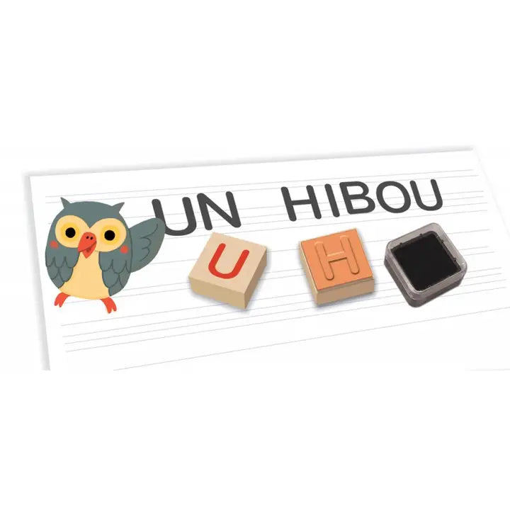 Encreurs bois - L'alphabet des majuscules