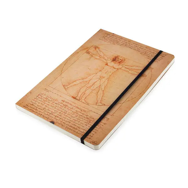 Carnet A5 - L'Homme de Vitruve (Léonard De Vinci)