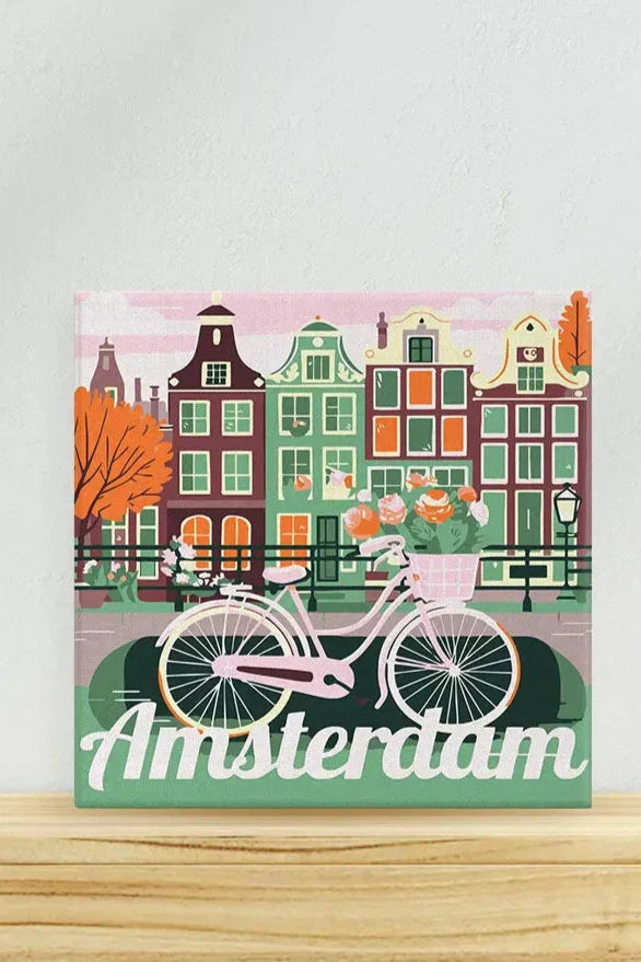 Peinture par numéros - Balade à Amsterdam