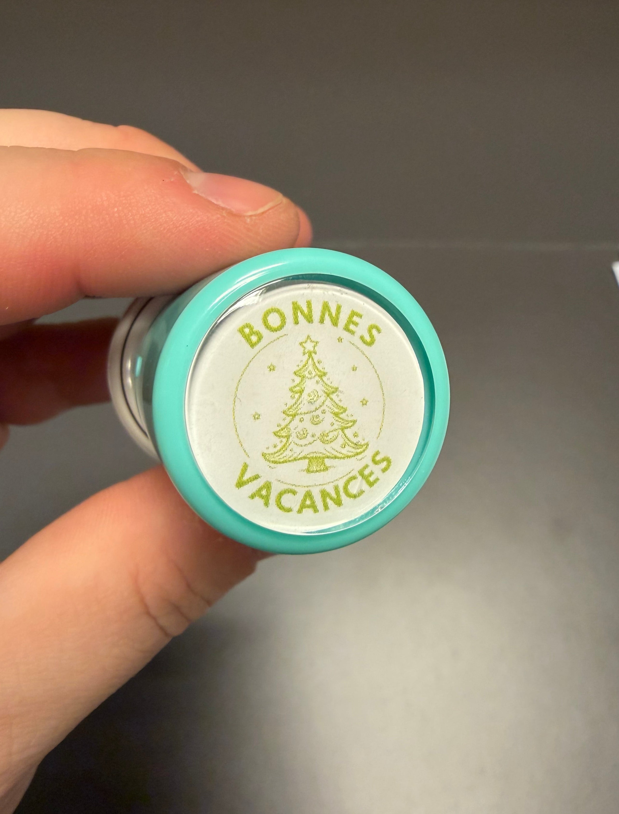 Tampon auto-encreur 57 - Bonnes vacances (Noël)