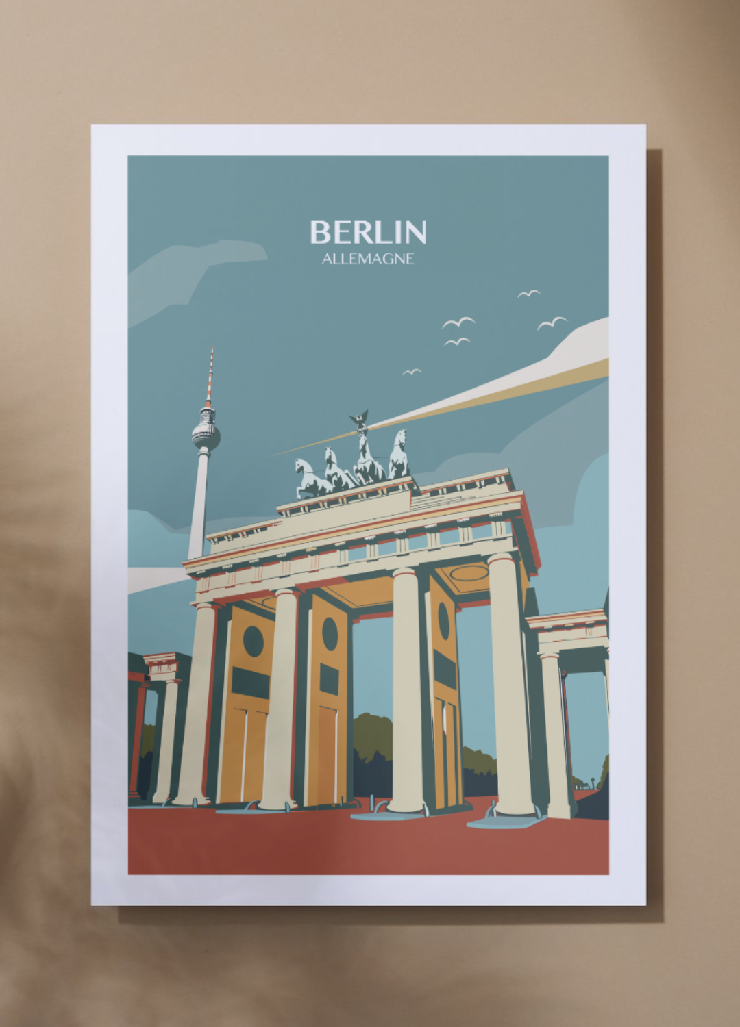 Affiche voyage à Berlin 🇩🇪