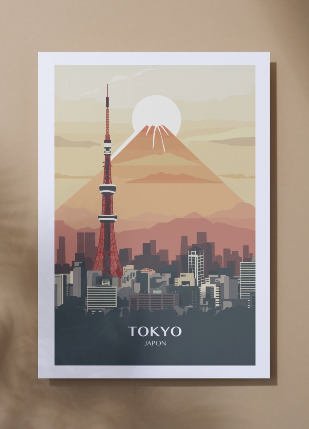 Affiche voyage à Tokyo 🇯🇵
