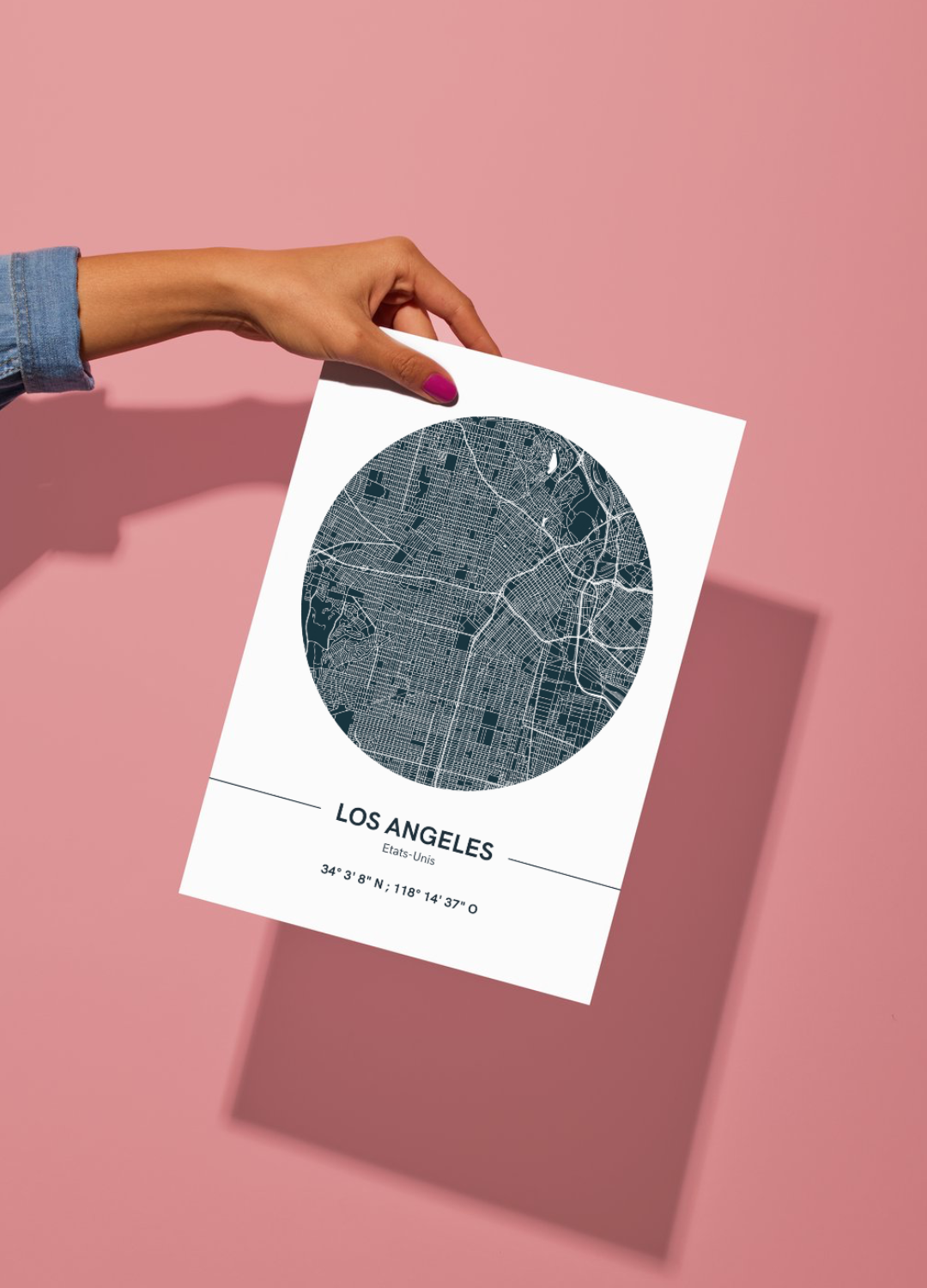 Affiche Plan de Los Angeles