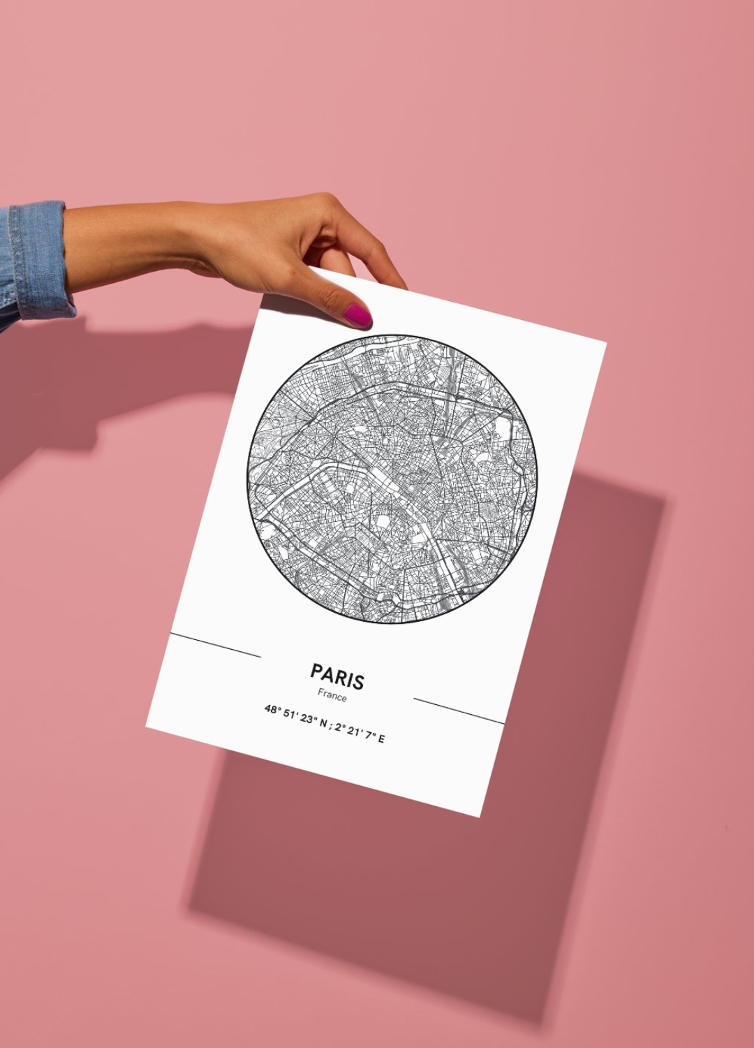 Affiche Plan de Paris