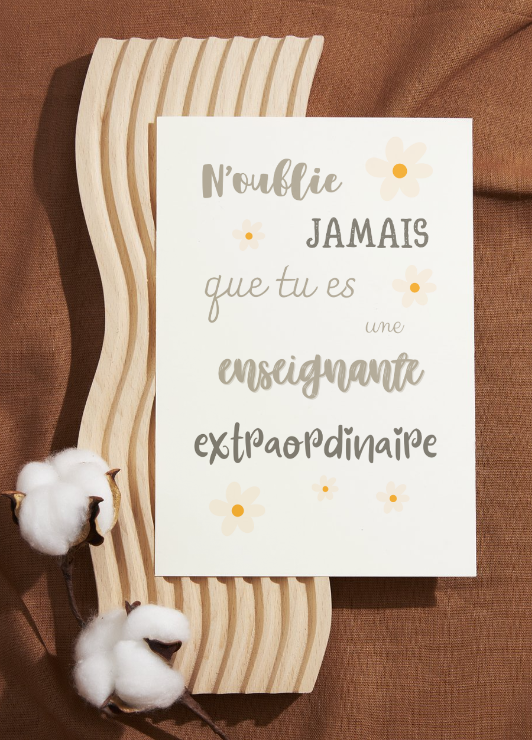 Affiche enseignant.e extraordinaire