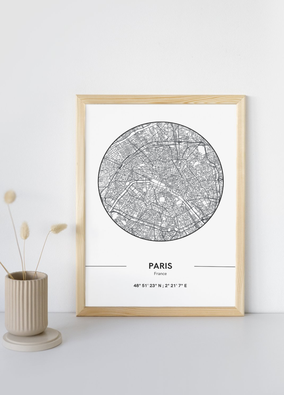 Affiche Plan de Paris