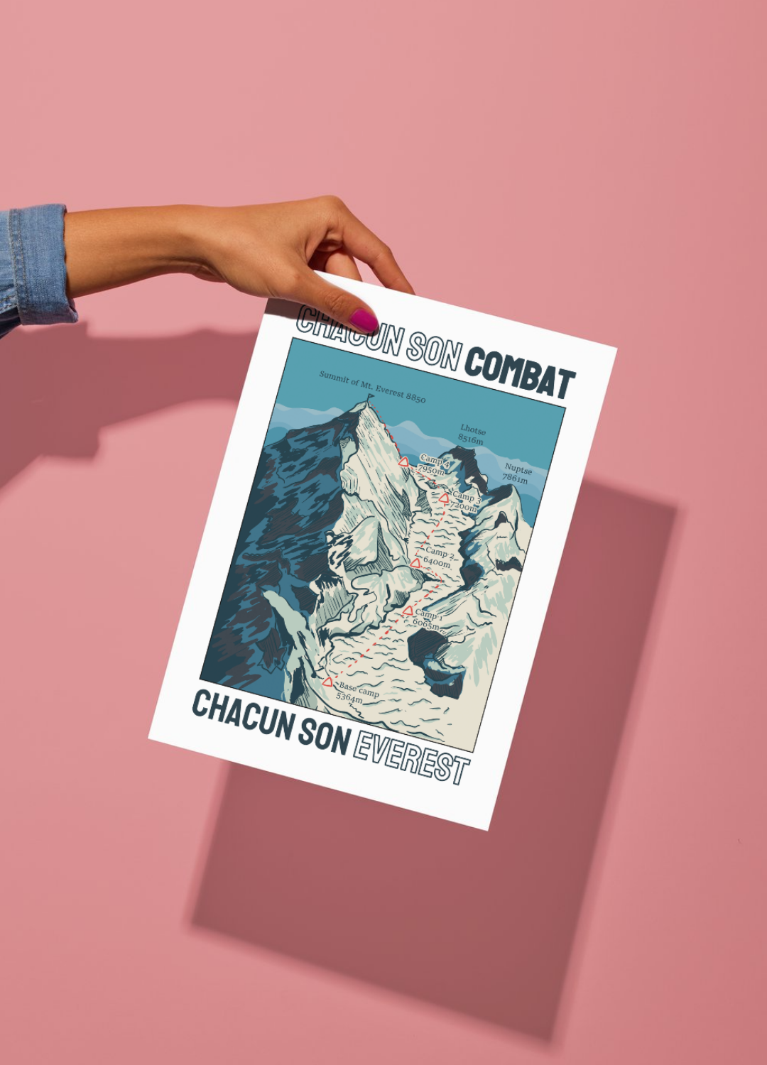 Affiche chacun son combat, chacun son Everest