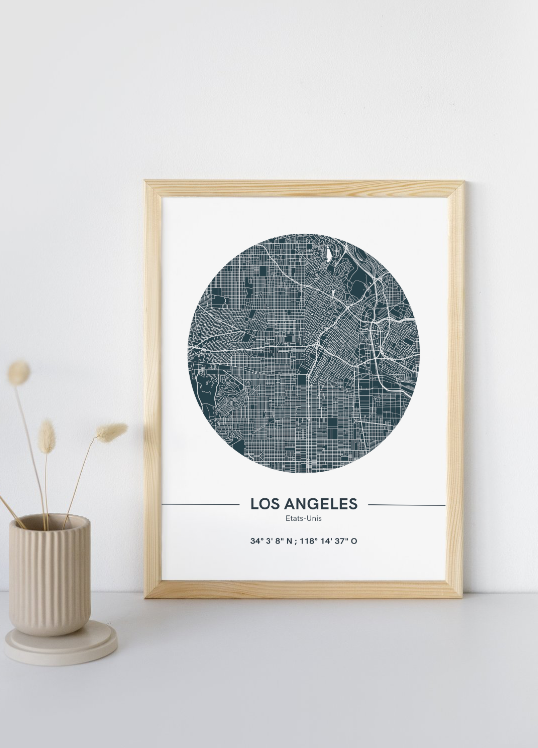 Affiche Plan de Los Angeles