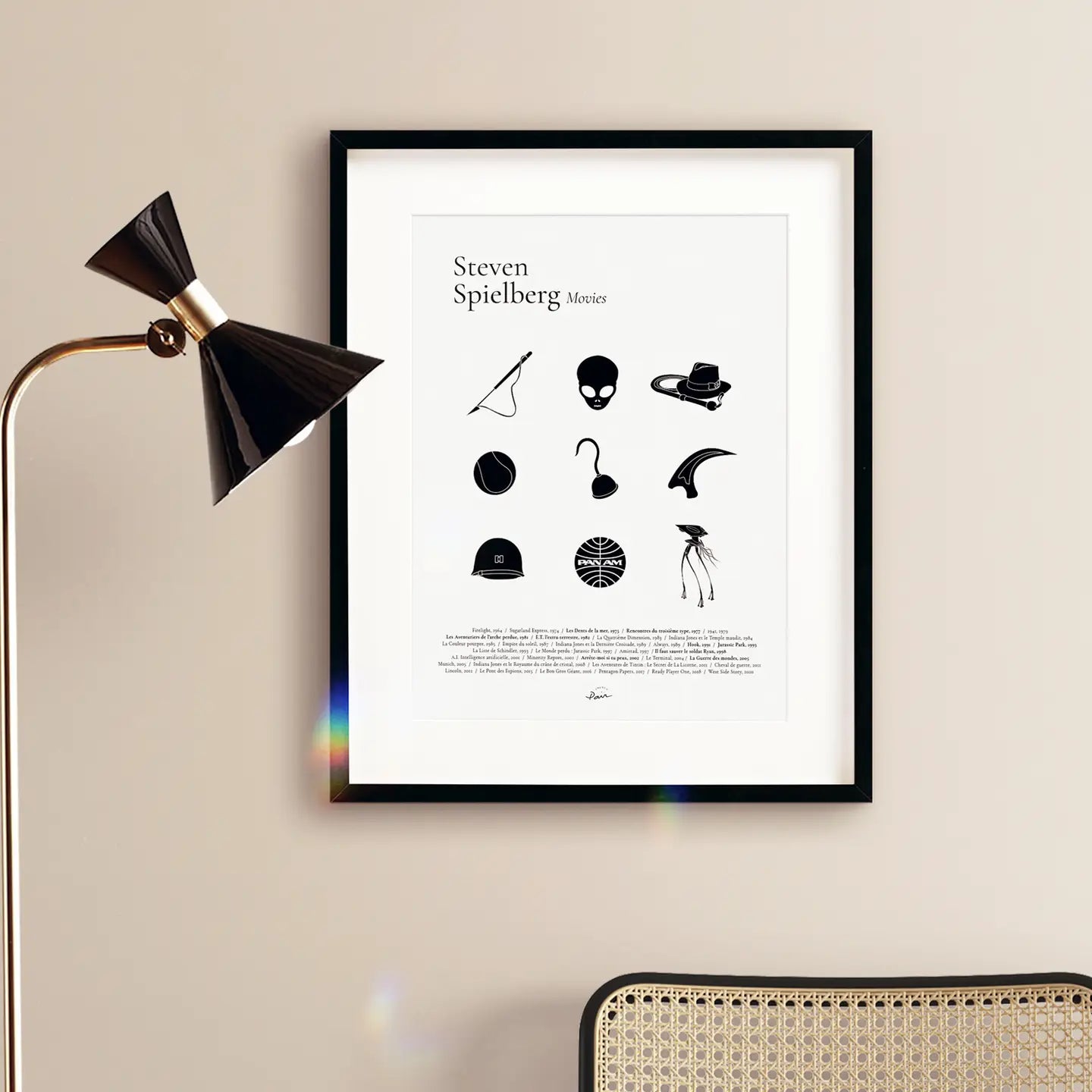 Affiche cinéma - Steven Spielberg