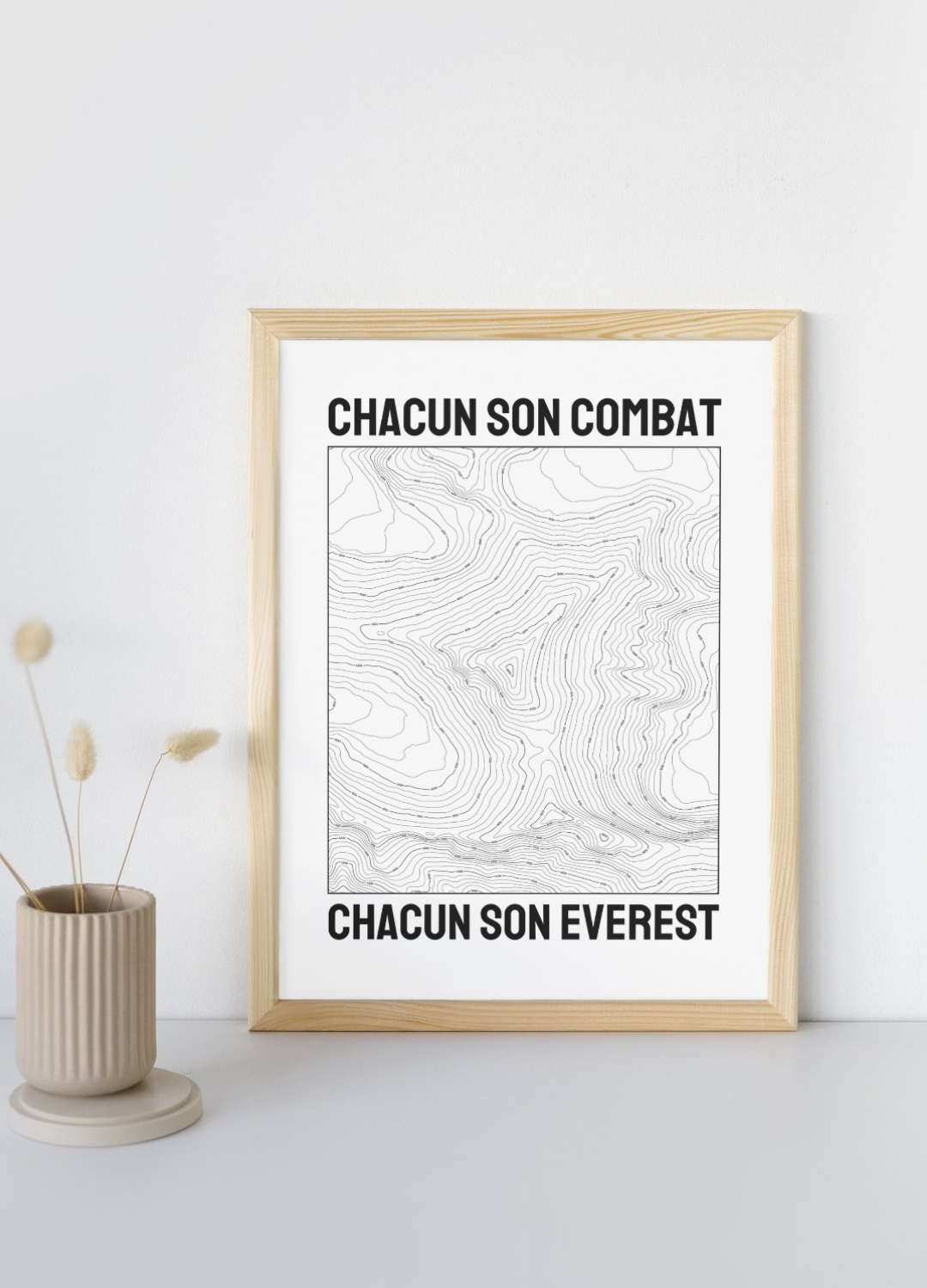Affiche chacun son combat, chacun son Everest