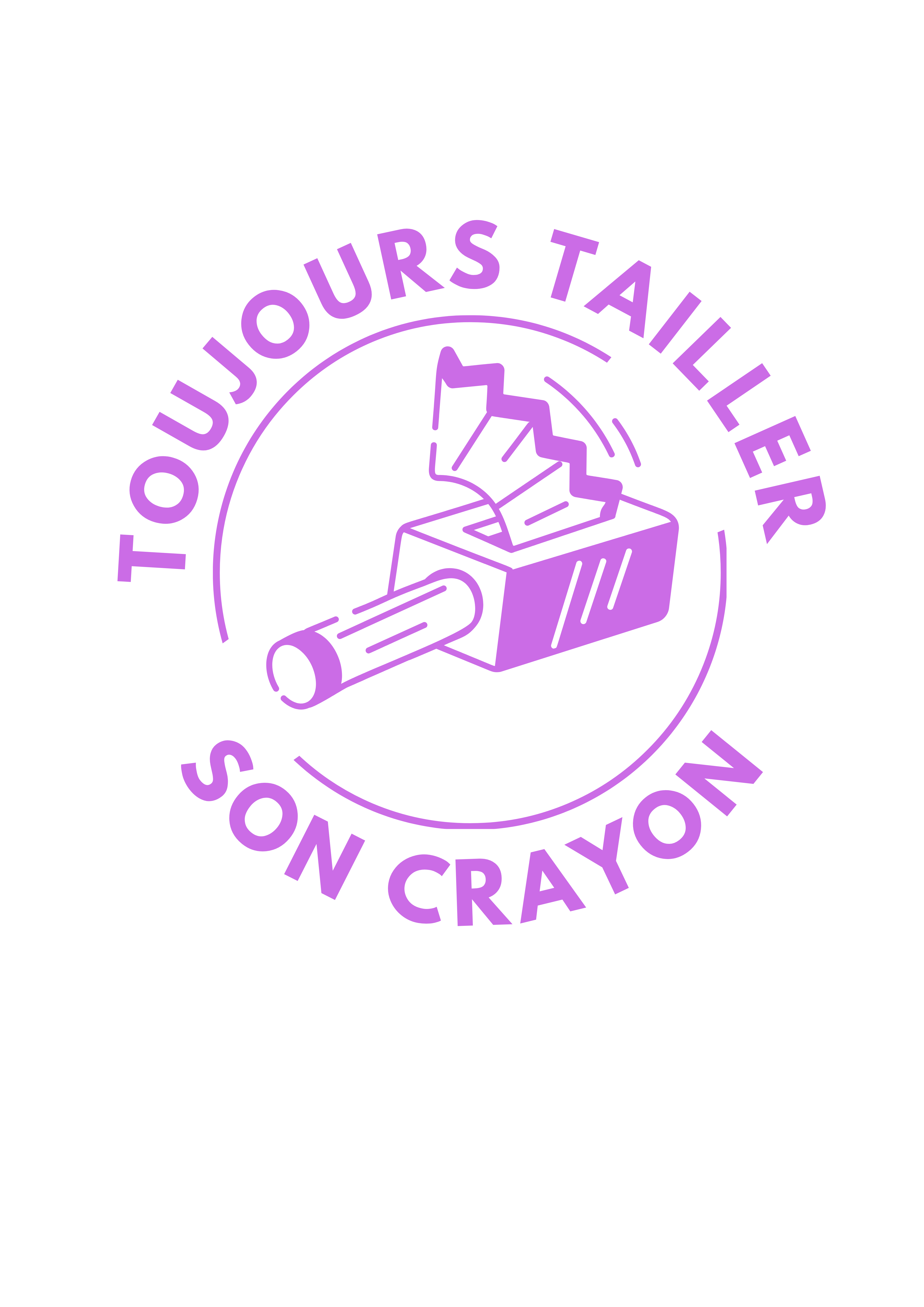 Tampon auto-encreur 88 - Toujours tailler son crayon