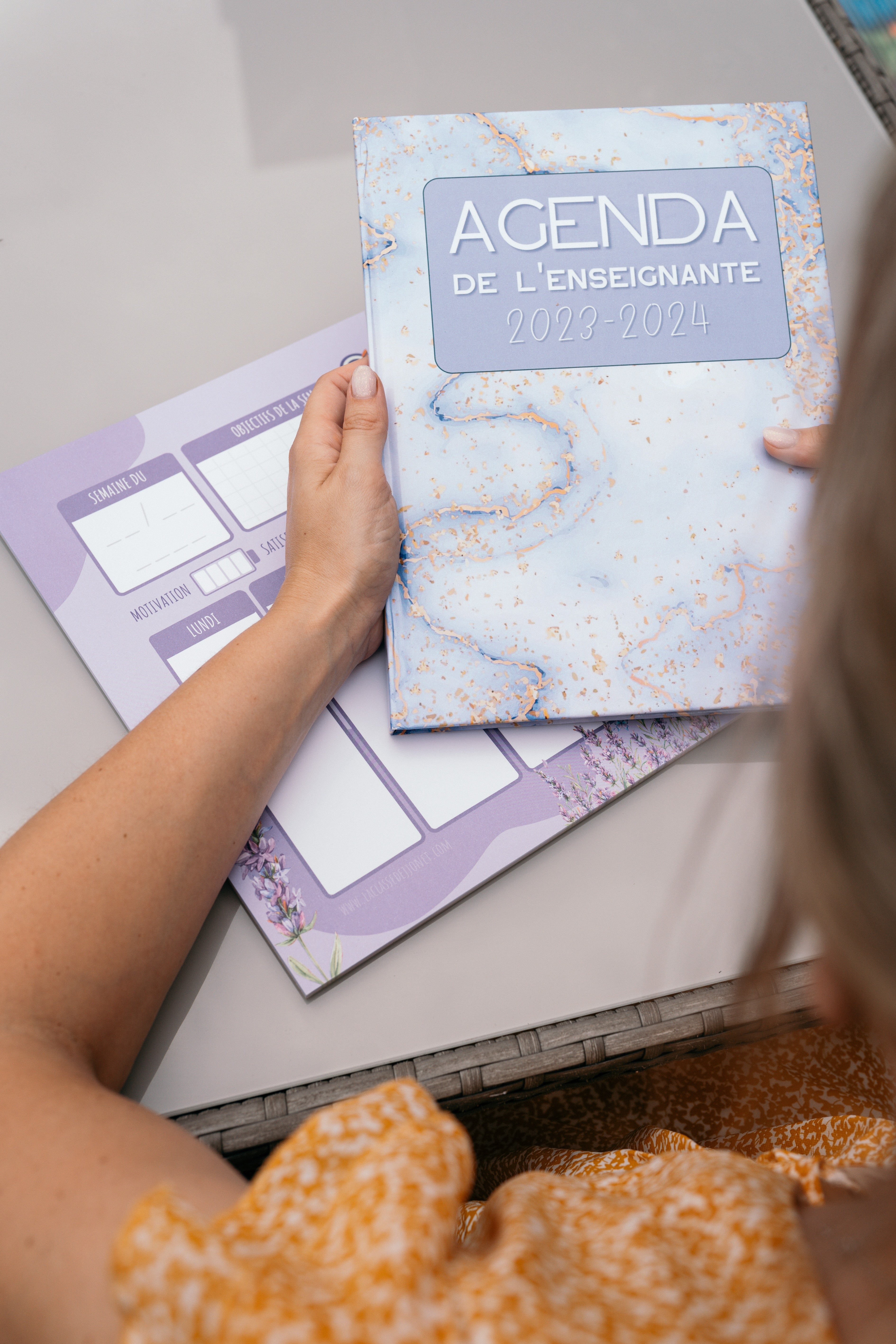 Sous-mains planificateur semainier A3