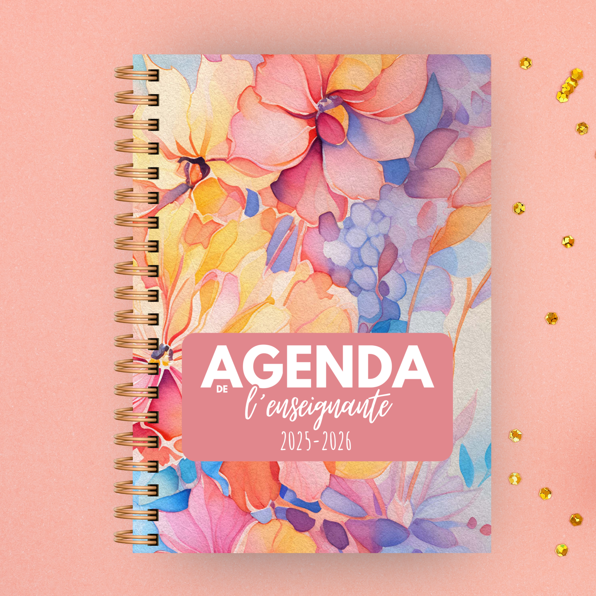 Agenda de l'enseignante FLORA
