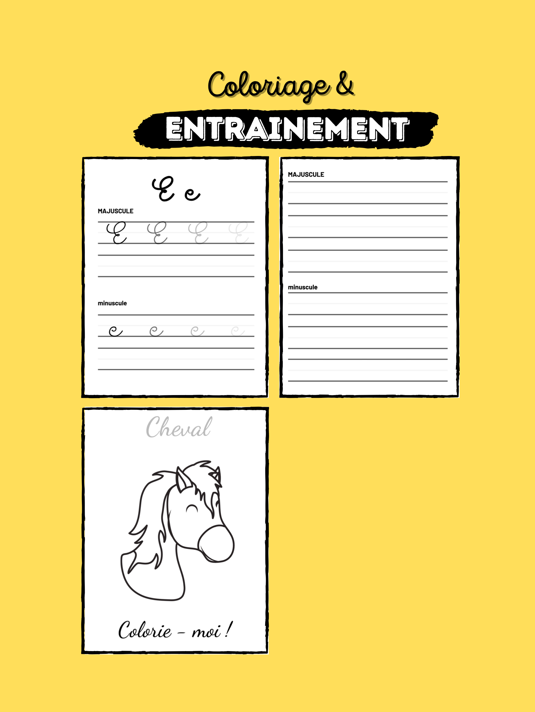 Apprendre l'écriture cursive (PDF)