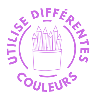 Tampon auto-encreur 54 - Utilise différentes couleurs