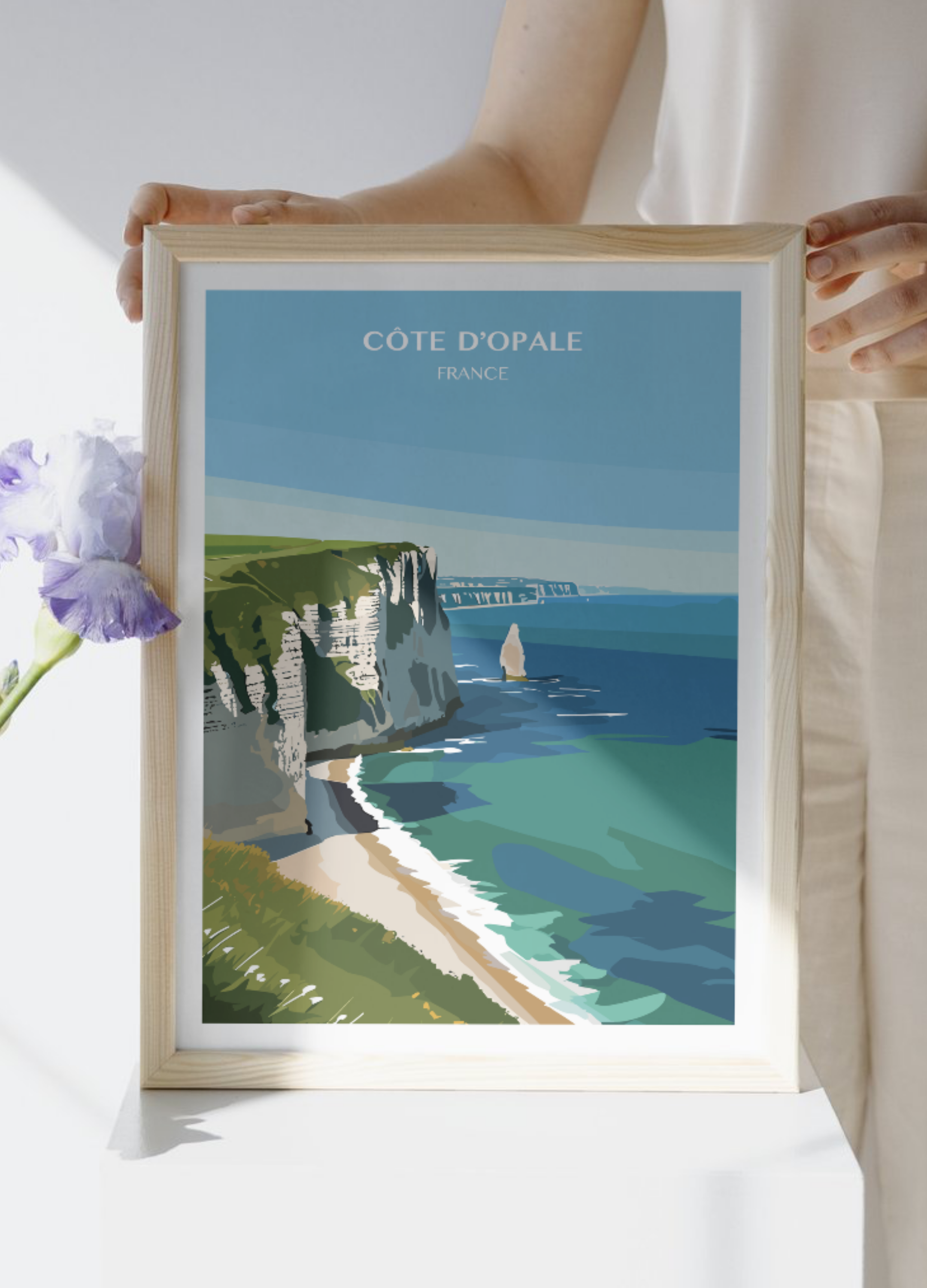 Affiche voyage - Côte d'Opale 🇫🇷