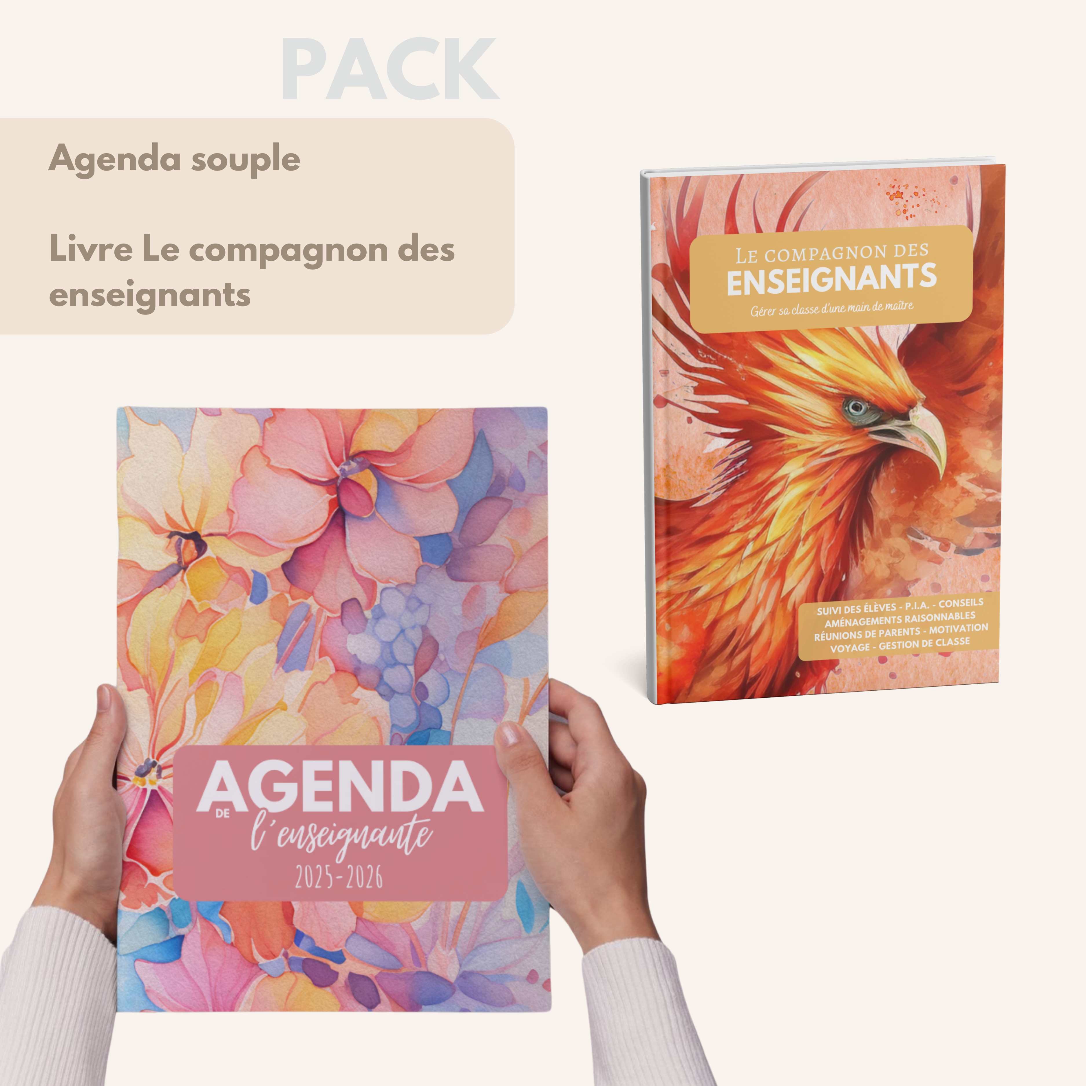 Agenda de l'enseignante FLORA