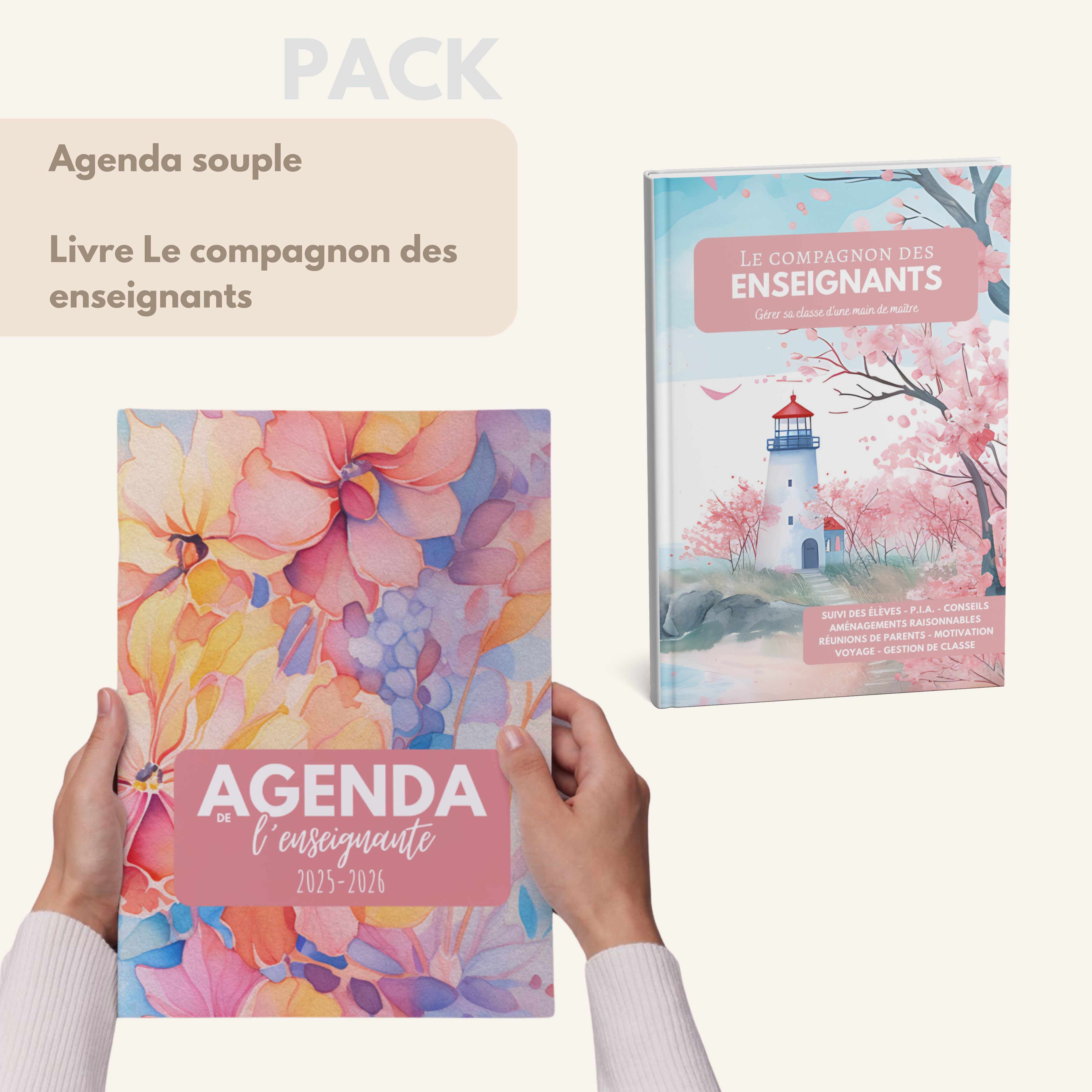 Agenda de l'enseignante FLORA