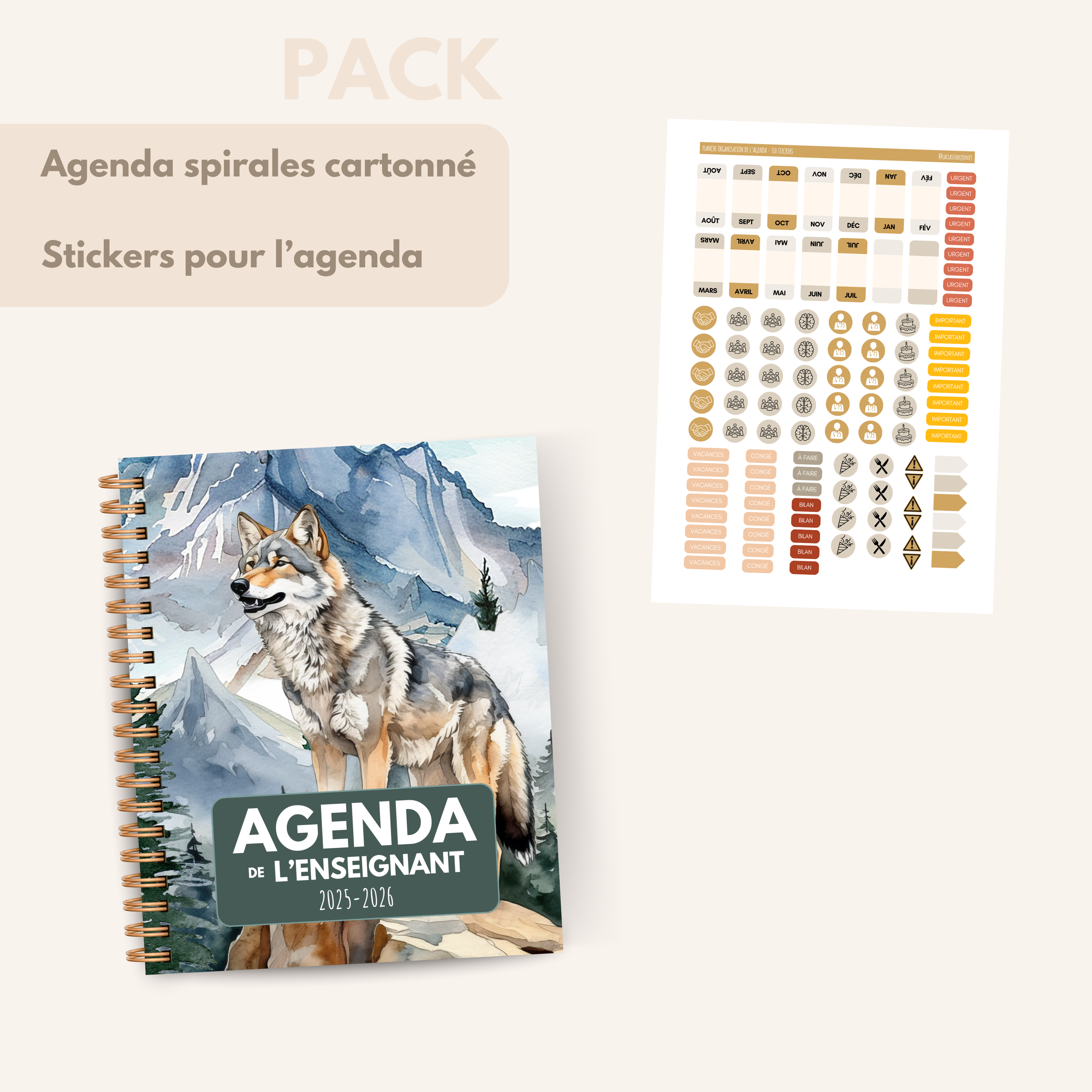 Agenda de l'enseignant SILVER
