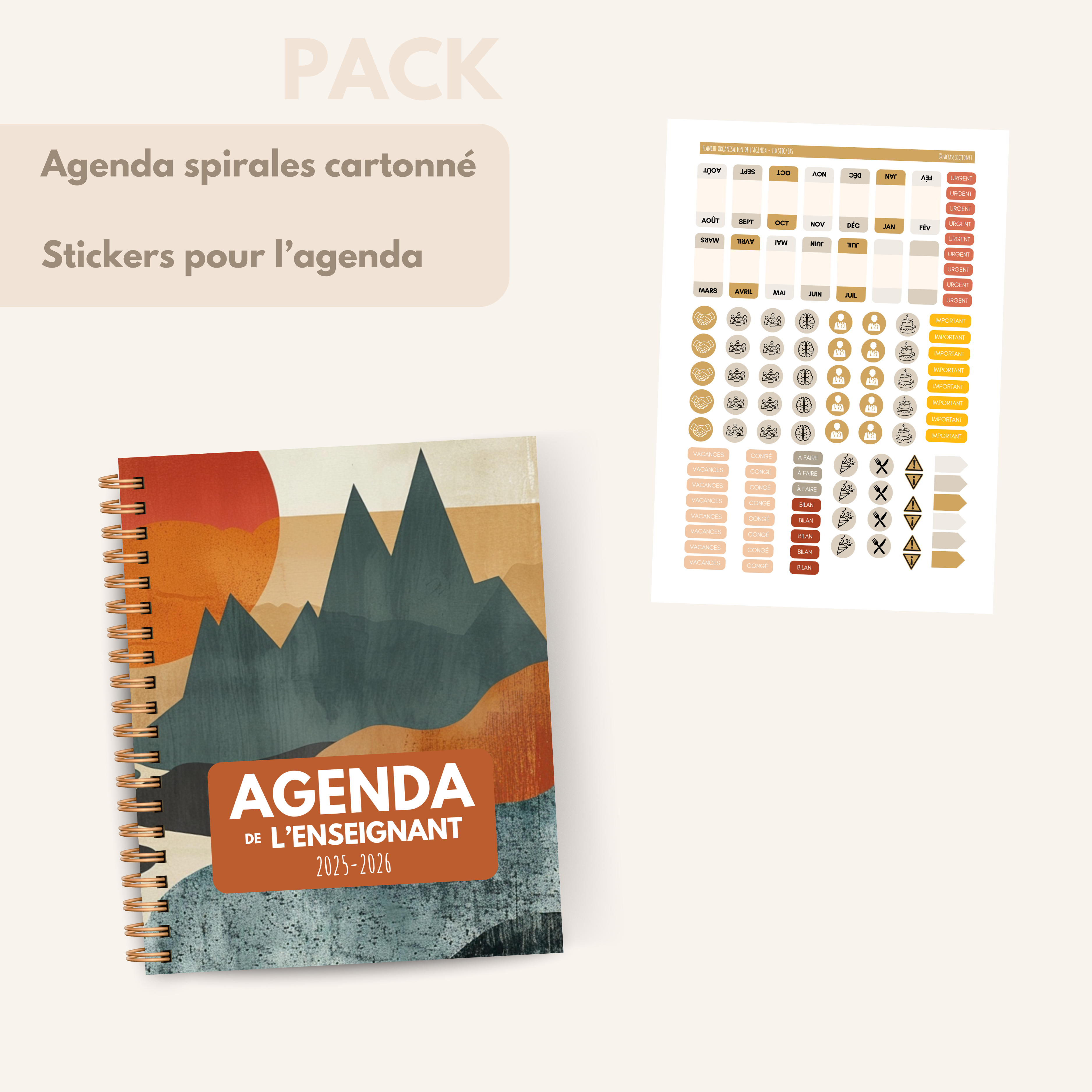 Agenda de l'enseignant ELIOS