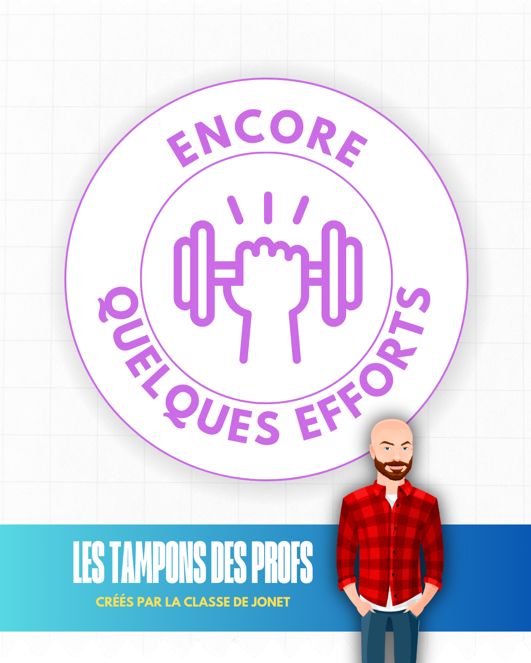 Tampon auto-encreur 05 - Encore quelques efforts