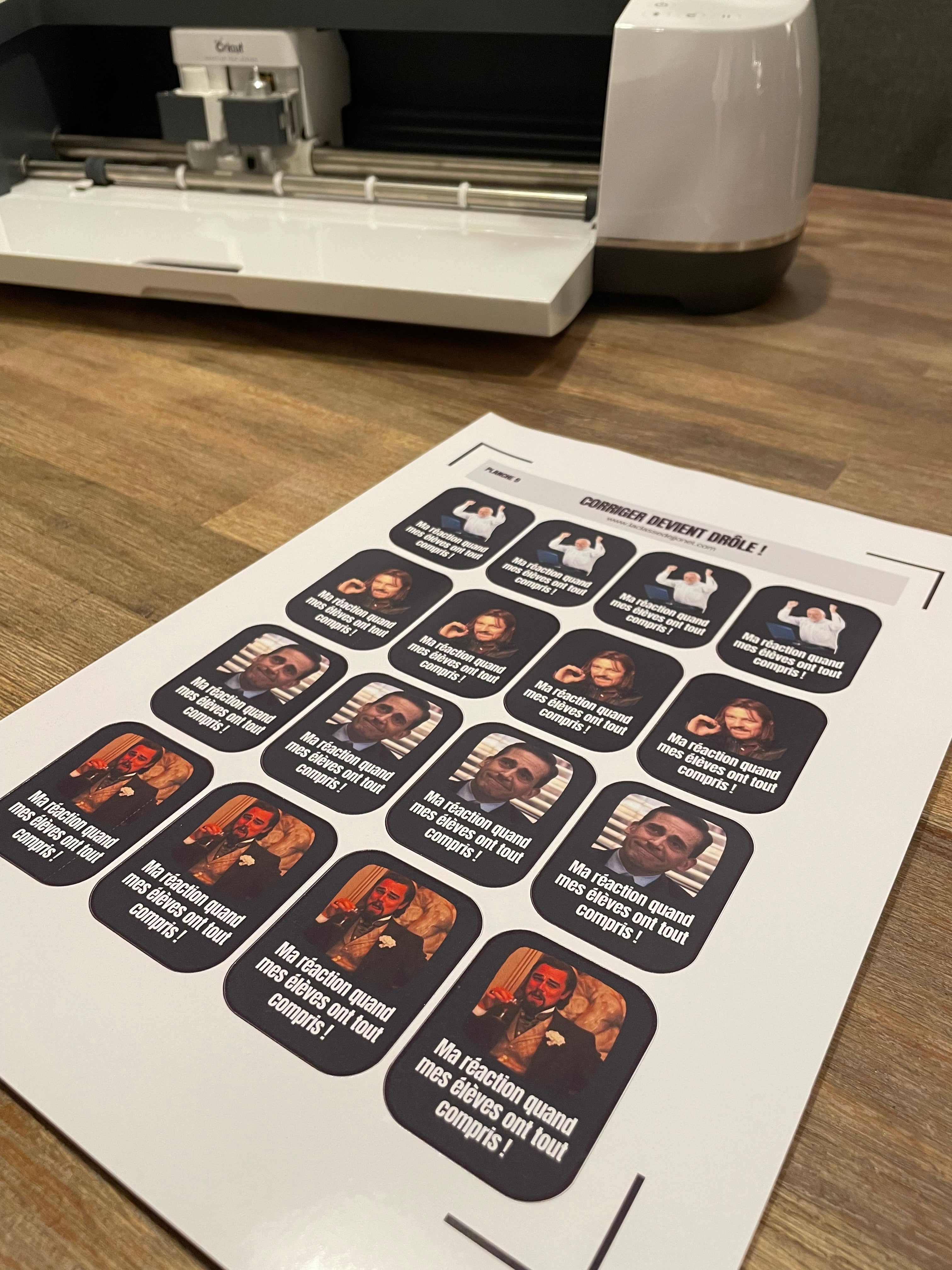 Stickers "corriger devient drôle" - Planche 9 : Tout compris