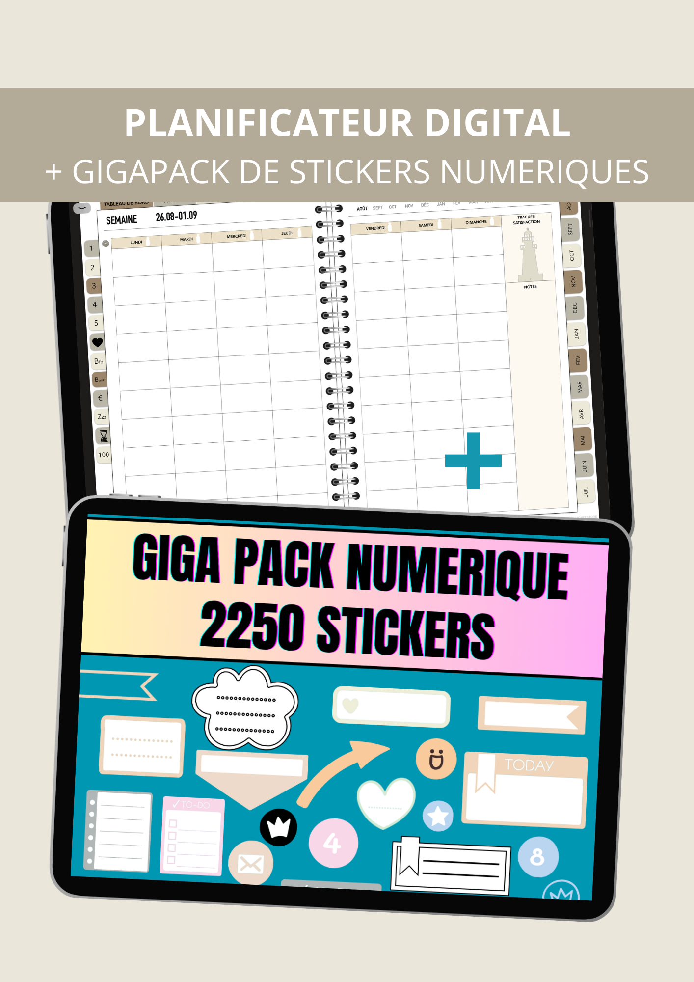 Planificateur digital enseignant 2025-2026