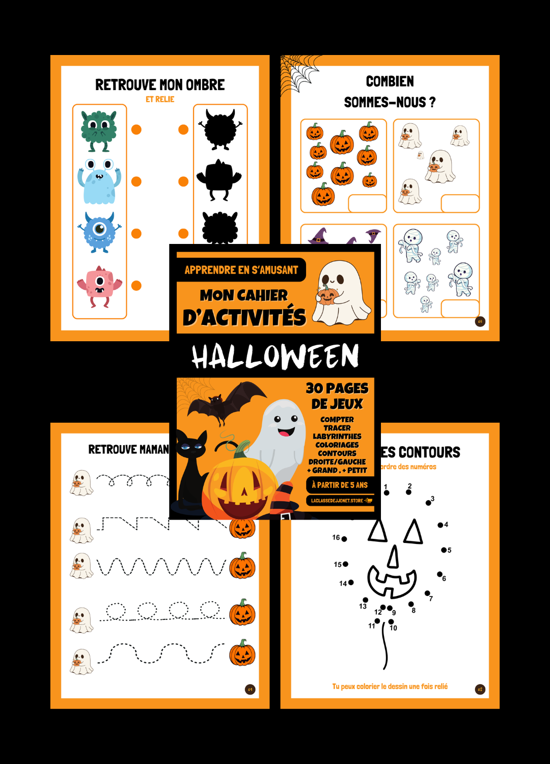 Cahier d'activités - HALLOWEEN (PDF)