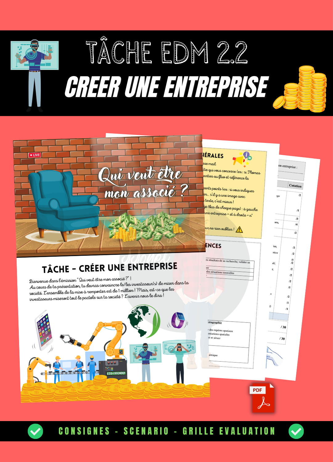 Créer une entreprise - Qui veut être mon associé ? (PDF)