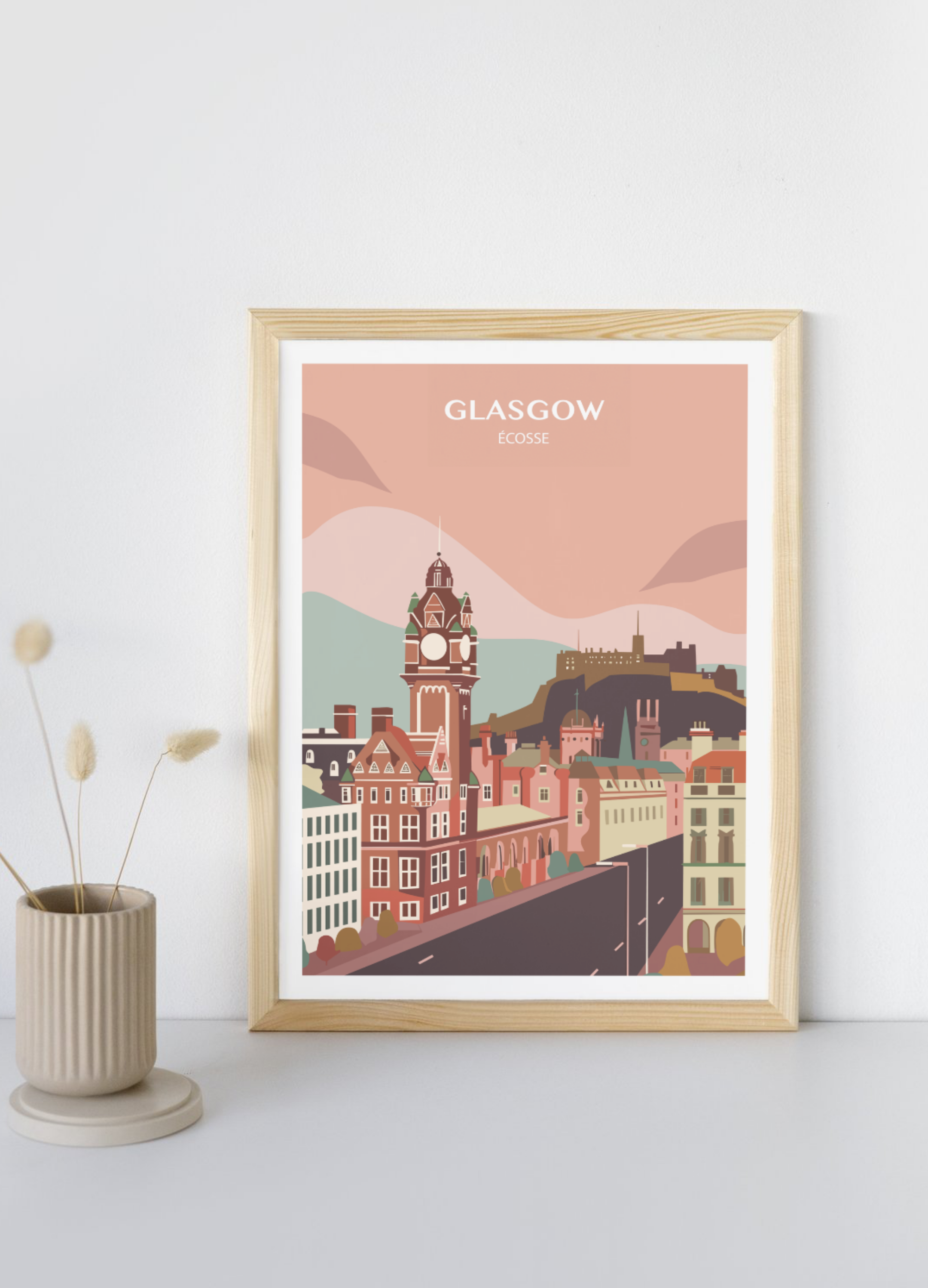 Affiche voyage - Glasgow 🏴
