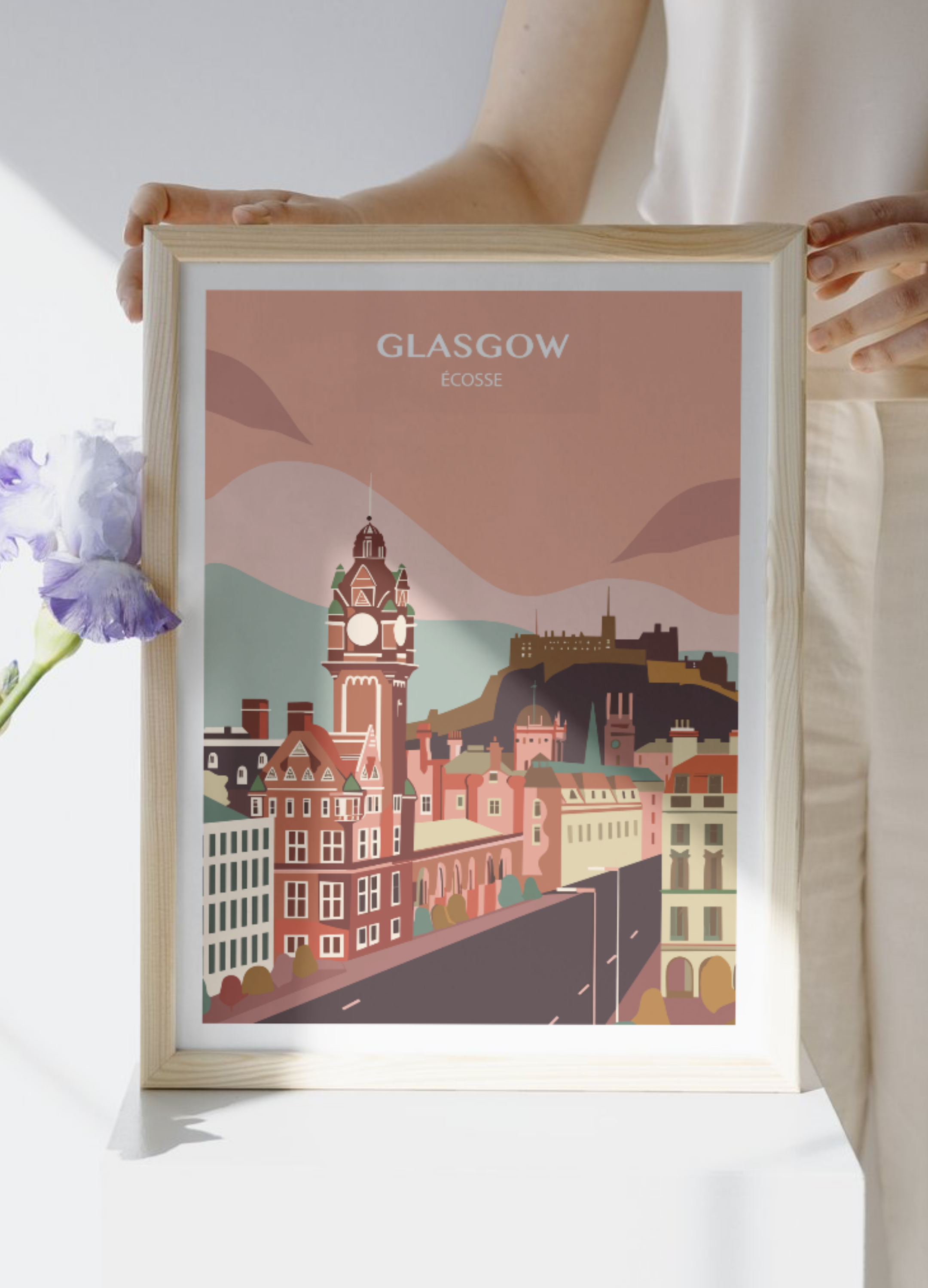 Affiche voyage - Glasgow 🏴